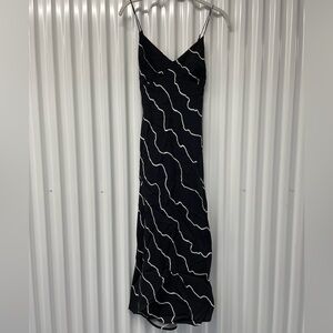 Madewell Black and White Maxi Dress